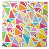 Farbige Dreiecke Fliese (Vorderseite)