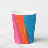 Farbige Dreiecke für Papier Pappbecher (Rechts)