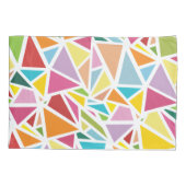 Farbige Dreiecke Kissenbezug (Rückseite)