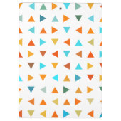 Farbige Dreiecke Klemmbrett (Rückseite)