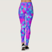 Farbige Dreiecke Leggings (Rückseite)