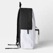 Farbige Dreiecke mit rosa Kreise Text Bedruckter Rucksack (Links)