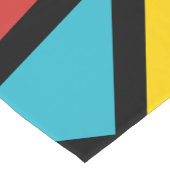 Farbige Dreiecke Muster 3 Kurzer Tischläufer (Ecke)