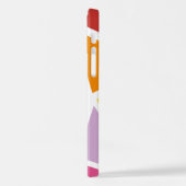 Farbige Dreiecke Muster 4 iPhone Hülle (Linke Seite)