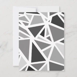 Farbige Dreiecke Muster 5 Mitteilungskarte