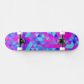 Farbige Dreiecke Skateboard (Horizontal)