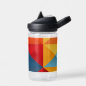 Farbige Dreiecke Trinkflasche (Links)