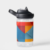 Farbige Dreiecke Trinkflasche (rechts)