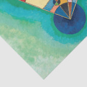 Farbige Dreiecke von Wassily Kandinsky Seidenpapier (Detail)