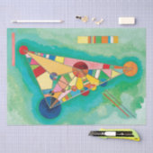Farbige Dreiecke von Wassily Kandinsky Seidenpapier (Handwerk)