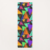Farbige Dreiecke Yogamatte (Vorderseite)