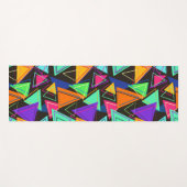 Farbige Dreiecke Yogamatte (Vorderseite (Horizontal))