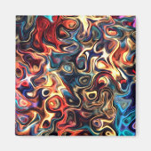 Farbige dritte Z.2 Moderne Kunst 92.5 Magnet (Vorne)