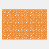 Farbige, dunkelfarbene Schneeflocken Grafik Geschenkpapier Set (Vorderseite 3)