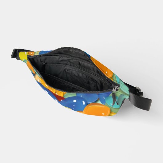 Farbige Edelsteine Bauchtasche (Offen)