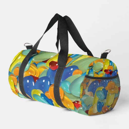 Farbige Edelsteine Duffle Bag (Rechte Ecke)