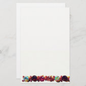 Farbige Edelsteine, Rubine, Diamanten, Saphire Briefpapier (Vorne/Hinten)