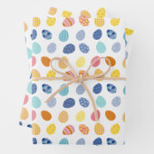 Farbige Eier Osterküste Frühjahr Geschenkpapier Set (Beispiel)