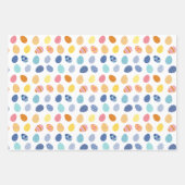 Farbige Eier Osterküste Frühjahr Geschenkpapier Set (Vorderseite)