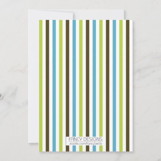 Farbige Einladung zum Geburtstag (Rückseite)