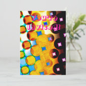 Farbige Einladungen (Stehend Vorderseite)