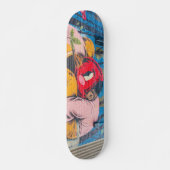 Farbige, einzigartige Graffiti Skateboard (Vorne)