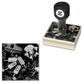 Farbige Eis-Kegel-Popsität Gummistempel (Stempel)