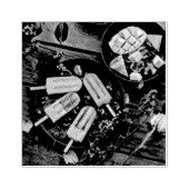Farbige Eis-Kegel-Popsität Gummistempel (Prägung)