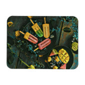 Farbige Eis-Kegel-Popsität Magnet (Horizontal)