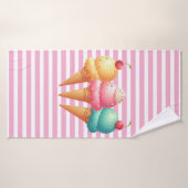 Farbige Eiscreme Badehandtuch (Badehandtuch)
