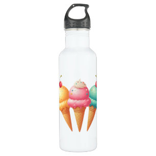 Farbige Eiscreme Edelstahlflasche