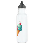 Farbige Eiscreme Edelstahlflasche (Rechts)
