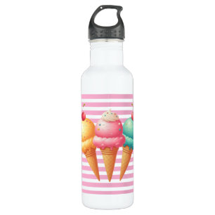 Farbige Eiscreme Edelstahlflasche
