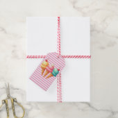 Farbige Eiscreme Geschenkanhänger (Mit Garn)