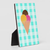 Farbige Eiscreme-Illustration Fotoplatte (Seite)