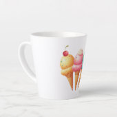 Farbige Eiscreme Milchtasse (Linke Ecke)