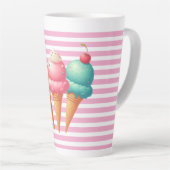 Farbige Eiscreme Milchtasse (Rechte Ecke)