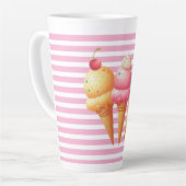 Farbige Eiscreme Milchtasse (Linke Ecke)