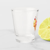 Farbige Eiscreme Schnapsglas (Links)
