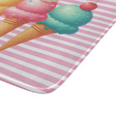 Farbige Eiscreme Schneidebrett (Ecke)