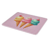 Farbige Eiscreme Schneidebrett (Ecke)