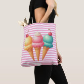 Farbige Eiscreme Tasche (Von Nahem)