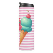 Farbige Eiscreme Thermosbecher (Nach rechts gedreht)