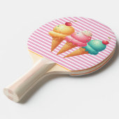 Farbige Eiscreme Tischtennis Schläger (Vorderseite)