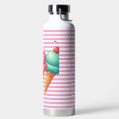 Farbige Eiscreme Trinkflasche (links)