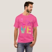 Farbige Eiskletternde Mutter Eisklimmen T-Shirt (Vorne ganz)