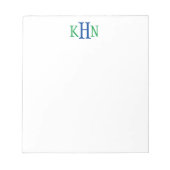 Farbige Elemente - Einfaches Personalisiertes Note Notizblock (Vorderseite)