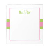 Farbige Elemente - Personalisierter Editor für Fla Notizblock (Vorderseite)