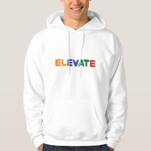 Farbige ELEVATE Hoodie (Vorderseite)