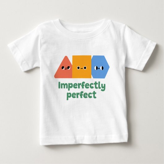 Farbige Emotionale Zahlen Baby T-shirt (Vorderseite)